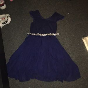 navy blue dress
